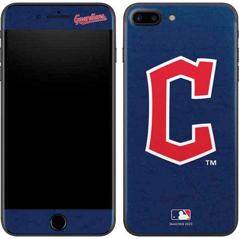 MLB Cleveland Guardians - Solid Distressed iPhone 8 Plus Skin