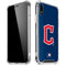 MLB Cleveland Guardians - Solid Distressed iPhone XR Clear Case