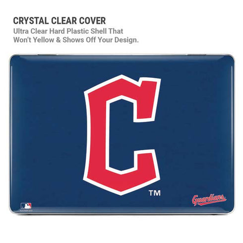 MLB Cleveland Guardians - Solid Distressed MacBook Air 15in (2023-2025) Case plus Skin
