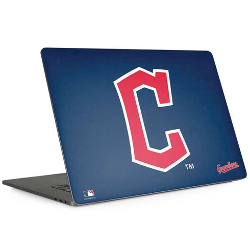 MLB Cleveland Guardians - Solid Distressed Apple MacBook Pro 15-inch Skin