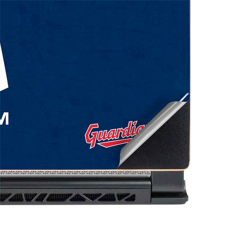 MLB Cleveland Guardians - Solid Distressed MSI GS65 Stealth Laptop Skin