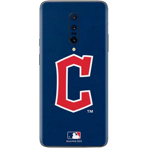 MLB Cleveland Guardians - Solid Distressed OnePlus 7 Pro Skin