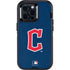 MLB Cleveland Guardians - Solid Distressed Otterbox Defender iPhone Skin