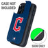 MLB Cleveland Guardians - Solid Distressed Otterbox Defender iPhone Skin