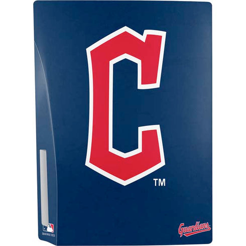 MLB Cleveland Guardians - Solid Distressed PS5 Console Skin
