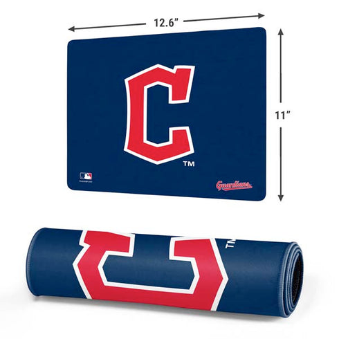 MLB Cleveland Guardians - Solid Distressed Gaming Mouse Pad