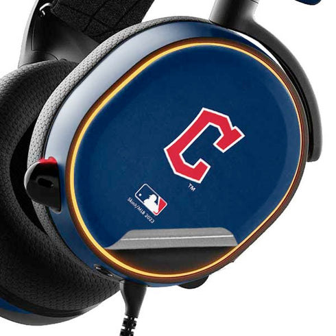 MLB Cleveland Guardians - Solid Distressed SteelSeries Arctis 3 Skin