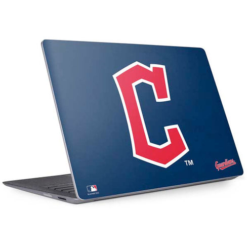 MLB Cleveland Guardians - Solid Distressed Surface Laptop 2 Skin