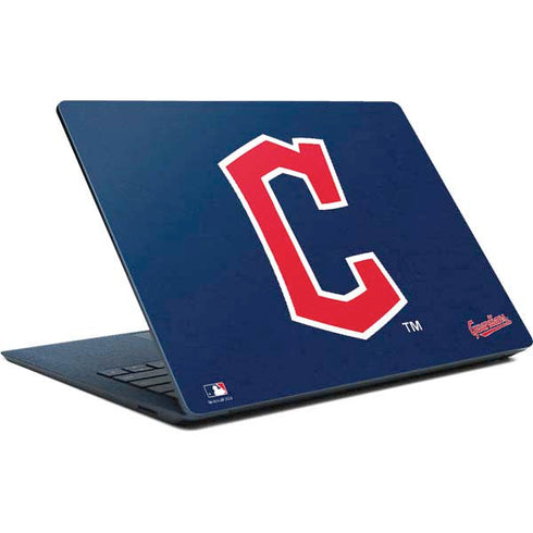 MLB Cleveland Guardians - Solid Distressed Surface Laptop Skin