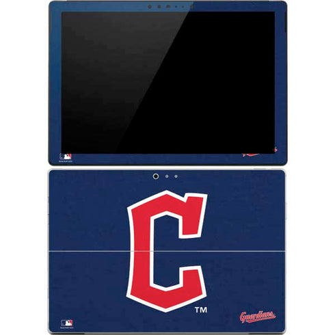 MLB Cleveland Guardians - Solid Distressed Surface Pro 4 Skin