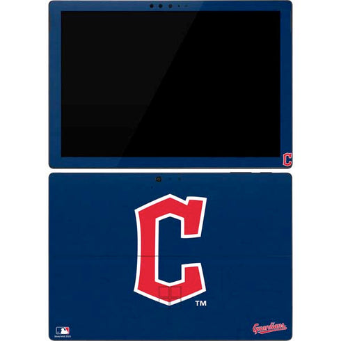 MLB Cleveland Guardians - Solid Distressed Surface Pro 7 Skin