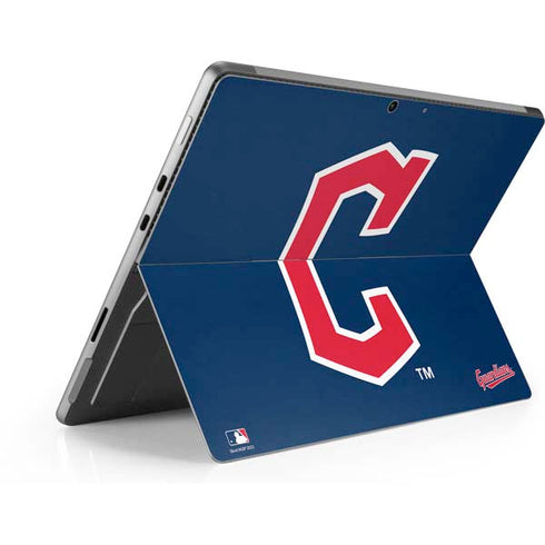 MLB Cleveland Guardians - Solid Distressed Surface Pro 9 Skin
