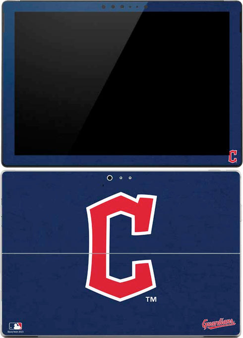 MLB Cleveland Guardians - Solid Distressed Surface Pro (2017) Skin