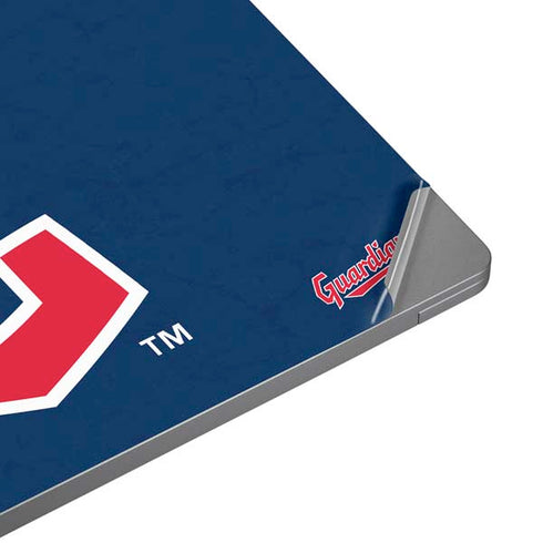 MLB Cleveland Guardians - Solid Distressed Universal Laptop 12in (9.8 x 6.8in) Skin