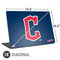 MLB Cleveland Guardians - Solid Distressed Universal Laptop 18in (14.6 x 10.6in) Skin
