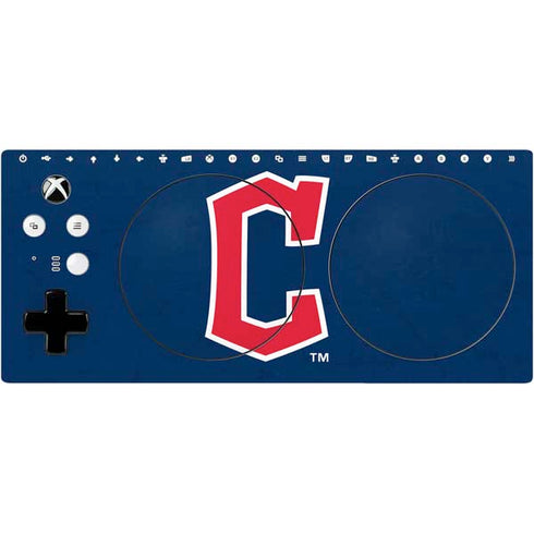 MLB Cleveland Guardians - Solid Distressed Xbox Adaptive Controller Skin