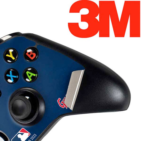 MLB Cleveland Guardians - Solid Distressed Xbox One Controller Skin
