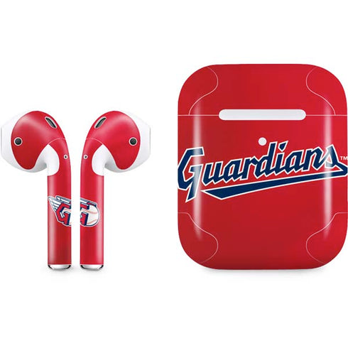 MLB Cleveland Guardians Alternate Road Jersey Apple AirPods 2 Skin