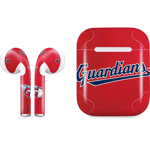 MLB Cleveland Guardians Alternate Road Jersey Apple AirPods Skin