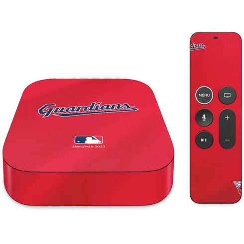 MLB Cleveland Guardians Alternate Road Jersey Apple TV Skin