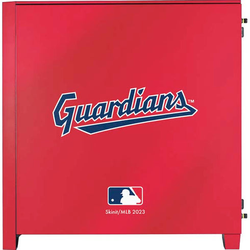 MLB Cleveland Guardians Alternate Road Jersey Corsair 4000D Tempered Glass Mid-Tower ATX Case Skin