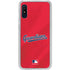 MLB Cleveland Guardians Alternate Road Jersey Galaxy A10e Clear Case