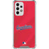 MLB Cleveland Guardians Alternate Road Jersey Galaxy A33 5G Clear Case