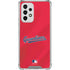 MLB Cleveland Guardians Alternate Road Jersey Galaxy A53 5G Clear Case
