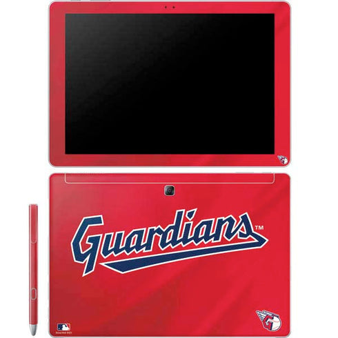 MLB Cleveland Guardians Alternate Road Jersey Galaxy Book 12in Skin