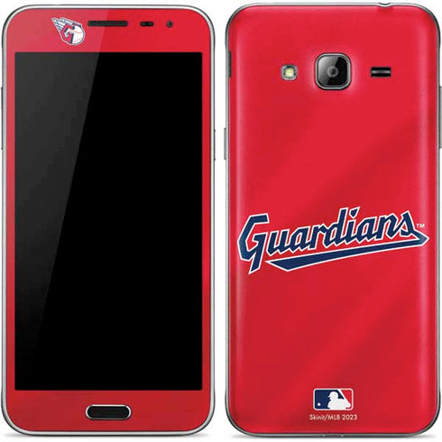 MLB Cleveland Guardians Alternate Road Jersey Galaxy J3 Skin