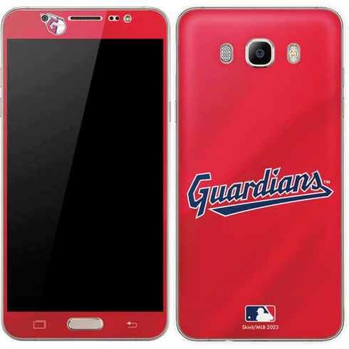 MLB Cleveland Guardians Alternate Road Jersey Galaxy J7 Skin