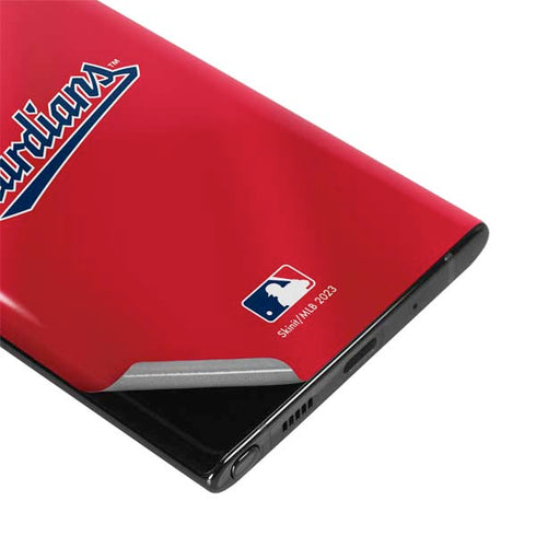 MLB Cleveland Guardians Alternate Road Jersey Galaxy Note 10 Plus Skin