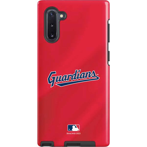 MLB Cleveland Guardians Alternate Road Jersey Galaxy Note 10 Pro Case