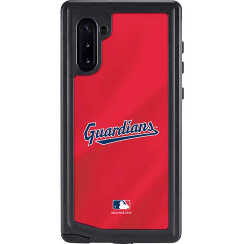 MLB Cleveland Guardians Alternate Road Jersey Galaxy Note 10 Waterproof Case