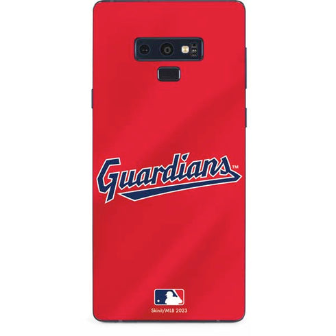 MLB Cleveland Guardians Alternate Road Jersey Galaxy Note 9 Skin
