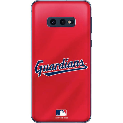 MLB Cleveland Guardians Alternate Road Jersey Galaxy S10e Skin
