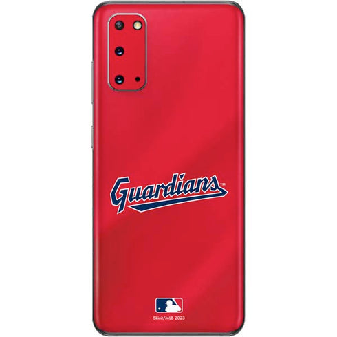 MLB Cleveland Guardians Alternate Road Jersey Galaxy S20 Skin