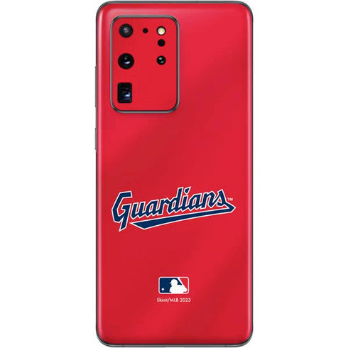 MLB Cleveland Guardians Alternate Road Jersey Galaxy S20 Ultra 5G Skin
