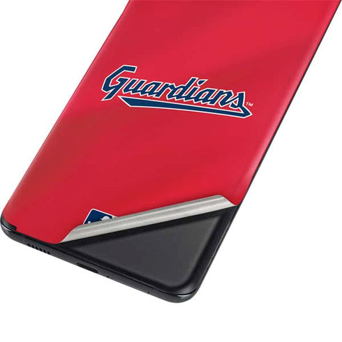 MLB Cleveland Guardians Alternate Road Jersey Galaxy S21 5G Skin