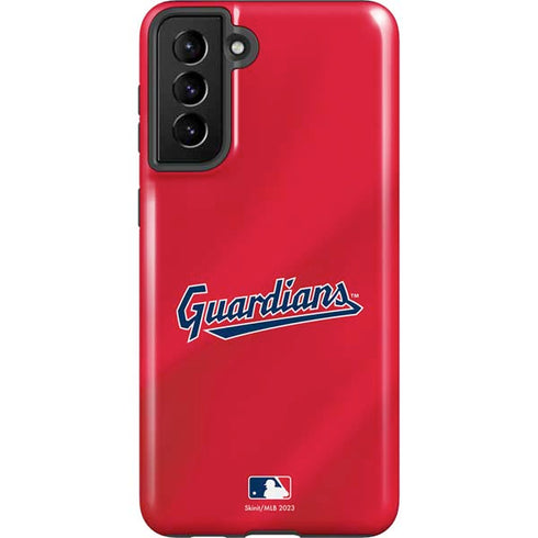 MLB Cleveland Guardians Alternate Road Jersey Galaxy S21 Plus 5G Pro Case
