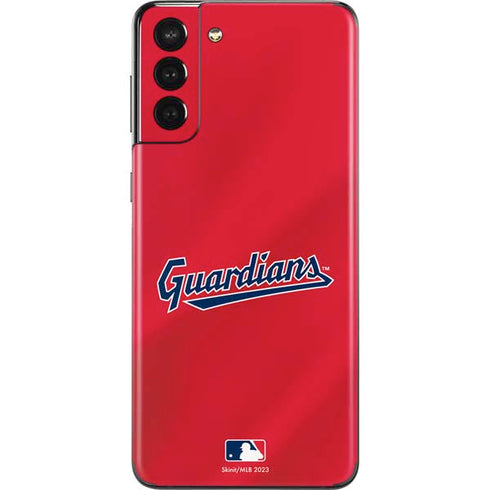 MLB Cleveland Guardians Alternate Road Jersey Galaxy S21 Plus 5G Skin