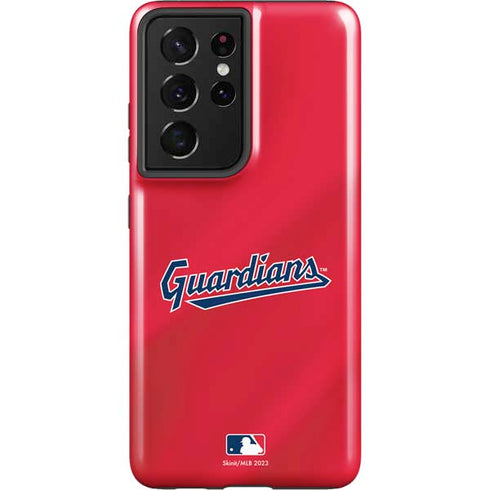 MLB Cleveland Guardians Alternate Road Jersey Galaxy S21 Ultra 5G Pro Case