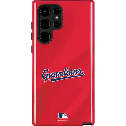 MLB Cleveland Guardians Alternate Road Jersey Galaxy S22 Ultra Pro Case