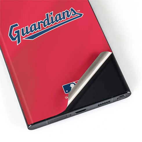 MLB Cleveland Guardians Alternate Road Jersey Galaxy S22 Ultra Skin