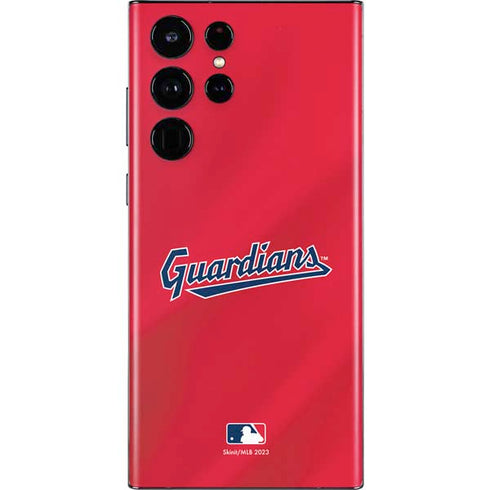 MLB Cleveland Guardians Alternate Road Jersey Galaxy S22 Ultra Skin