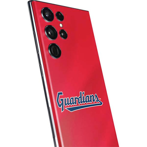 MLB Cleveland Guardians Alternate Road Jersey Galaxy S22 Ultra Skin