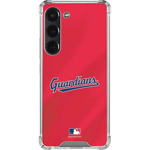 MLB Cleveland Guardians Alternate Road Jersey Galaxy S23 Clear Case