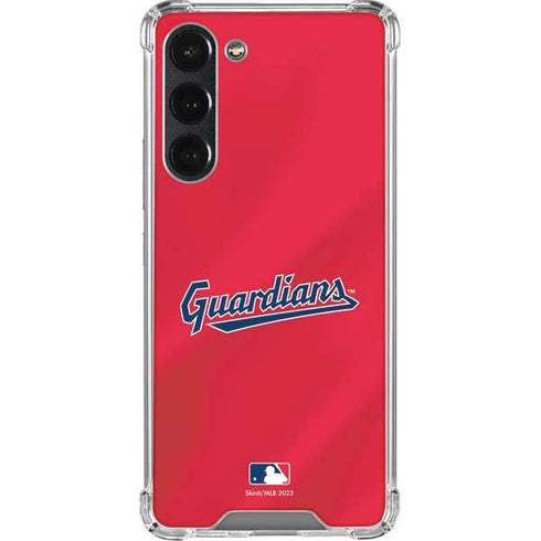 MLB Cleveland Guardians Alternate Road Jersey Galaxy S23 Plus Clear Case