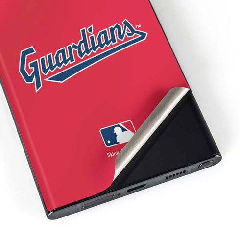 MLB Cleveland Guardians Alternate Road Jersey Galaxy S23 Ultra Skin