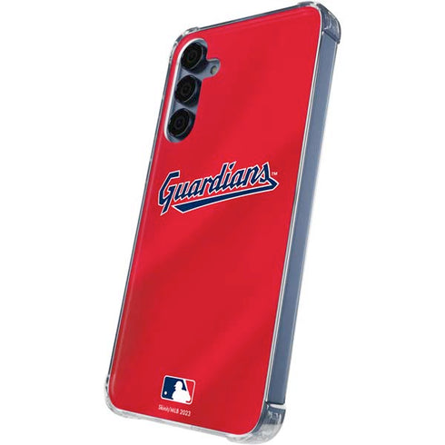 MLB Cleveland Guardians Alternate Road Jersey Galaxy S24 Clear Case